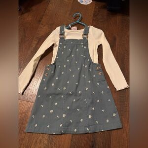 Tahari Blue Floral Kids Overalls